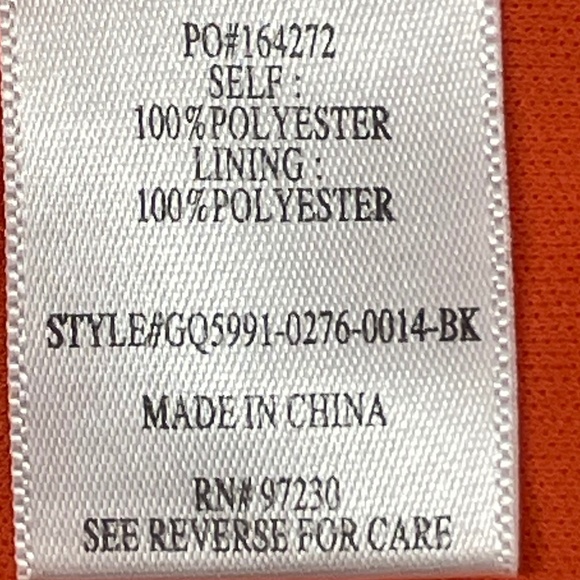 Women’s XL Almost Famous Orange Bell Sleeve Top - Picture 12 of 15